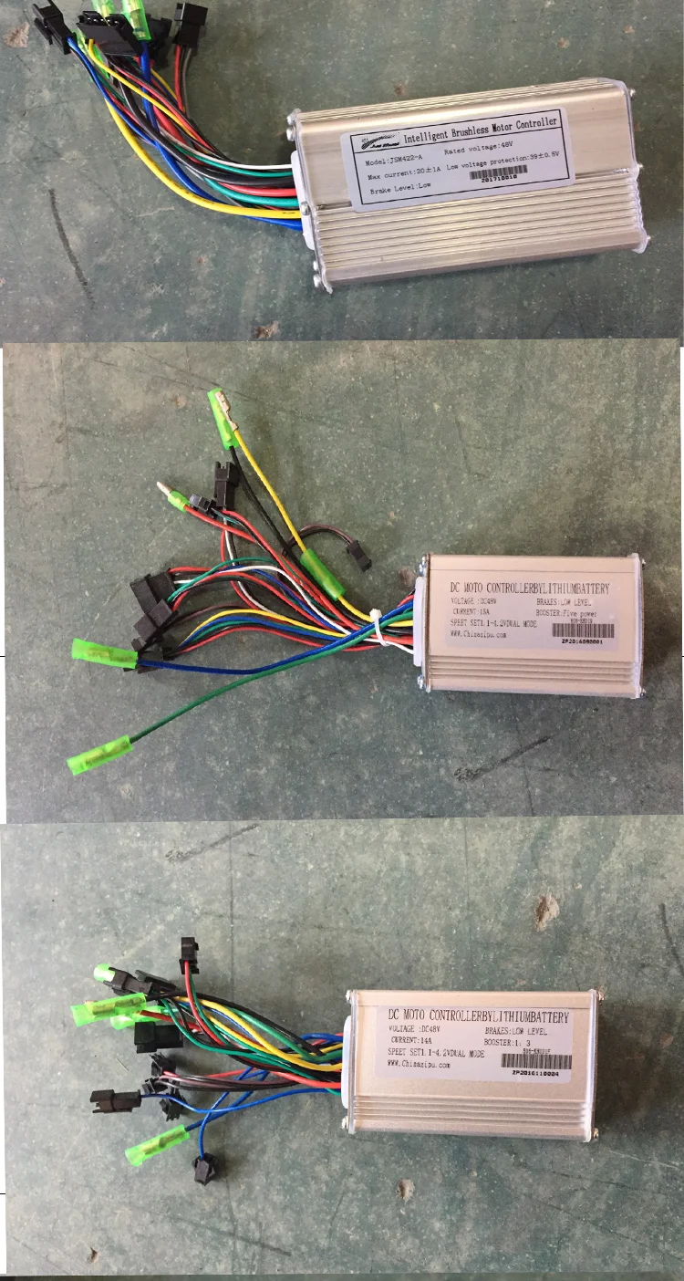Excellent JS E-bike 48V/36V 500W Controller For Velo Electrique Suit LCD Display Use In Electric Scooter Controller Bycicle Accessories ce 7