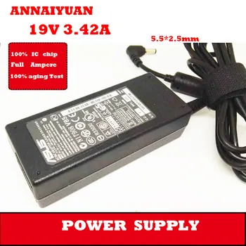 

Free shipping power adapter supply 5.5*2.5 mm CE FCC certification 19V 3.42A laptop desktop adapter 65W power adapter
