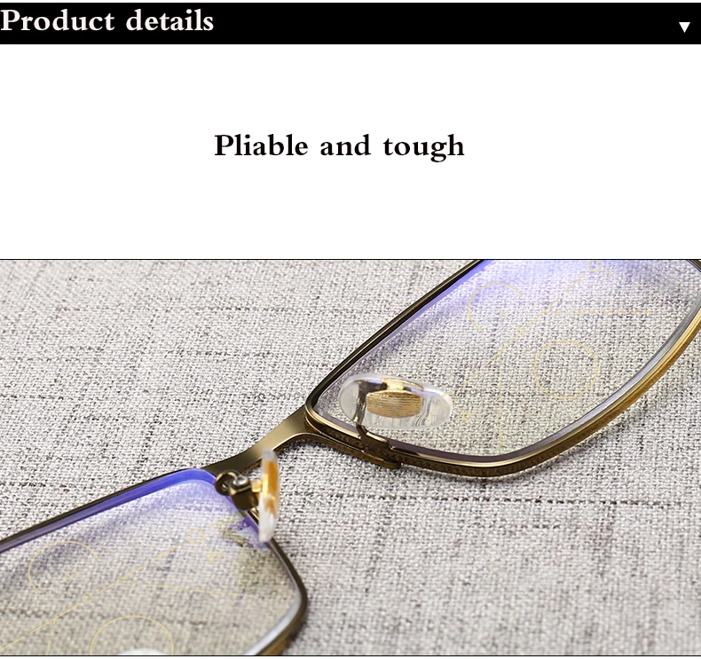 Умные прогрессивные очки для чтения с увеличительным зумом, полуоправы, коммерческая Пресбиопия, дальнозоркость, многофокусные очки с