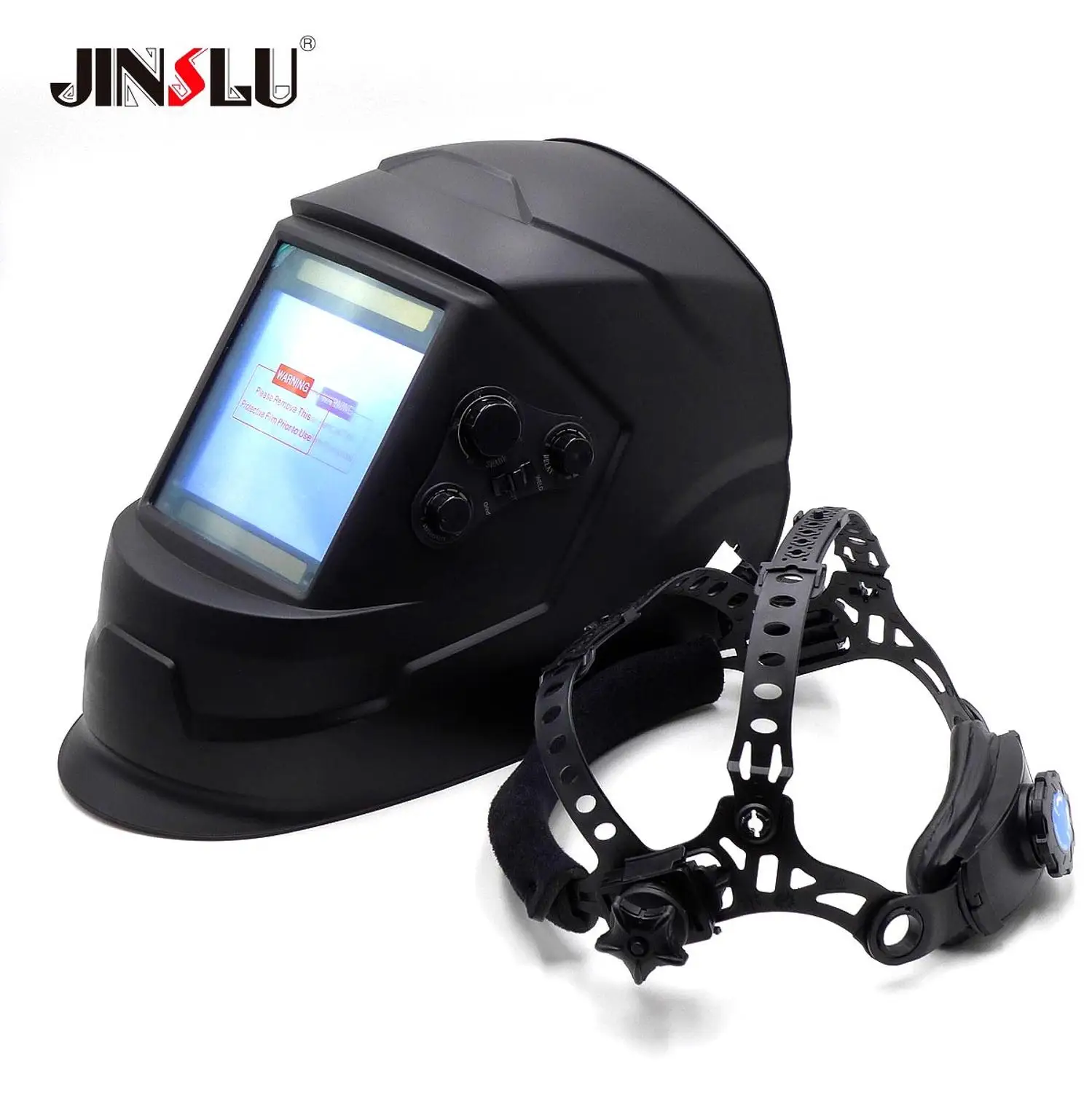 

100x90mm Large View 2 in 1 Grind Welding Helmet TIG MMA MIG Welding Machine Welder use CR2450 battery