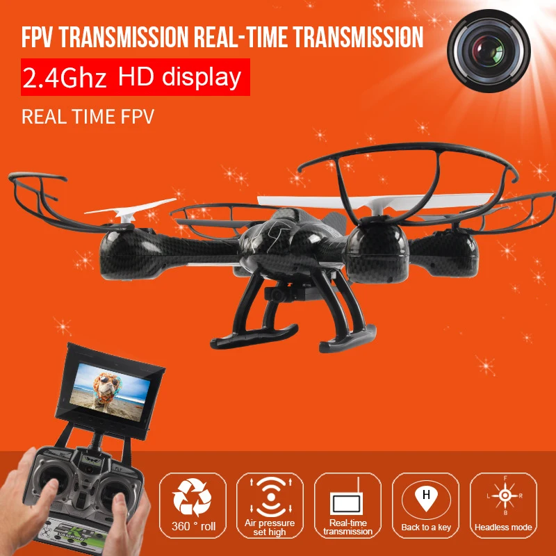 

HD WIFI Toys Helicopter Mini Headless RC Helicopter Mode RC Drone UAV New Quadcopter Control With Kids Outdoor 1335
