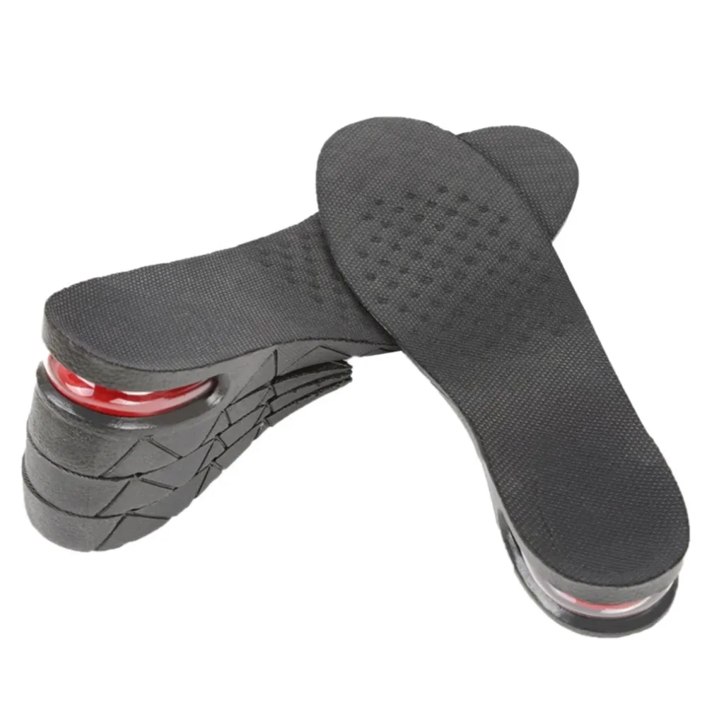 

New PU Leather Insoles Height Increase Shoe Insole Pad inserts foot care pad Shoe accessories for shoes Men Women