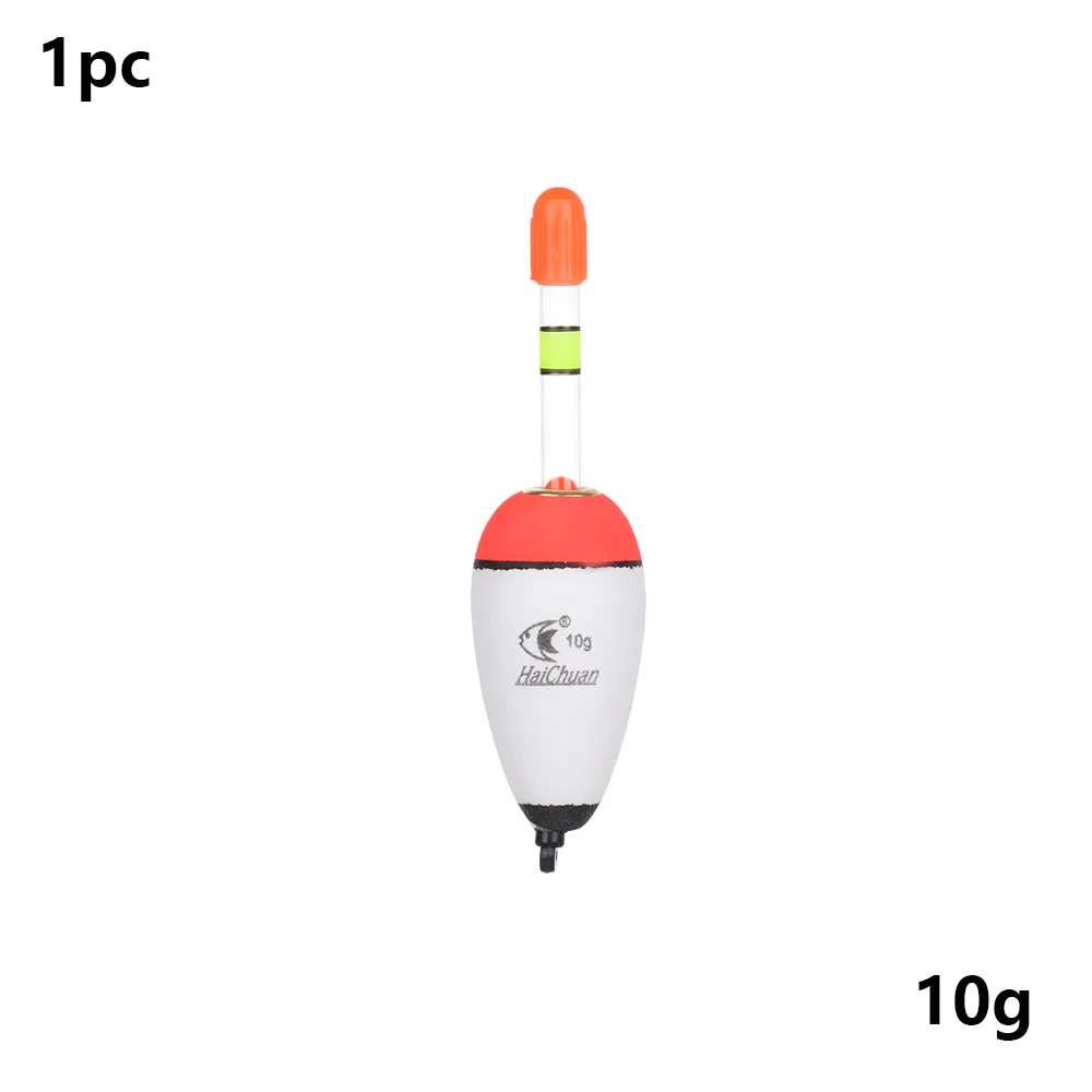1 шт. 10-100 г поплавок EVA светящаяся поплавок приманка для морской рыбалки Карп рыболовные снасти аксессуары пластиковый поплавок - Цвет: 10g