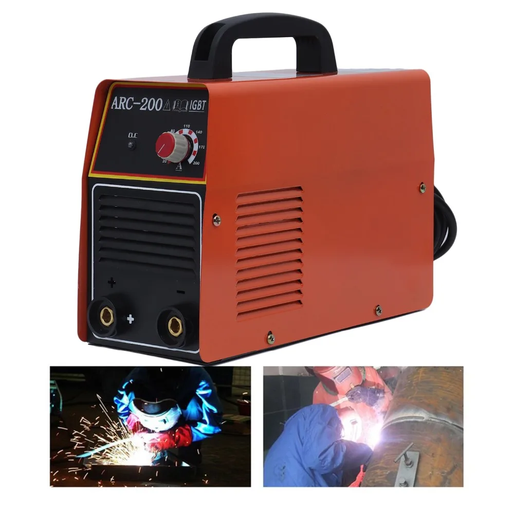 

Portable ARC-200 Inverter DC Welding Machine 180-240V All Copper Core Household Miniature Electric Welding Machine