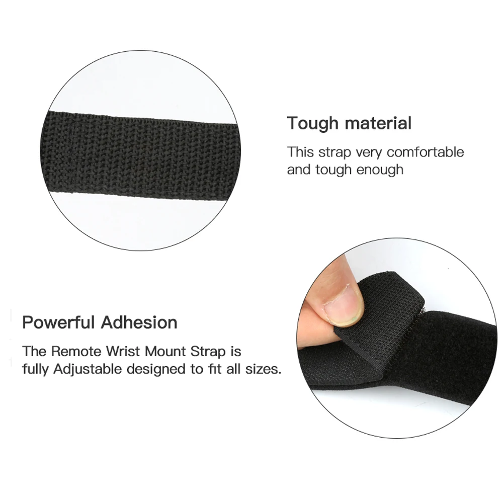 اطلاق النار WiFi التحكم عن بعد شريط للرسغ جبل ل GoPro بطل 6 5 7 أسود عمل كاميرا عن بعد عصبة اليد حزام الذهاب برو بطل التبعي