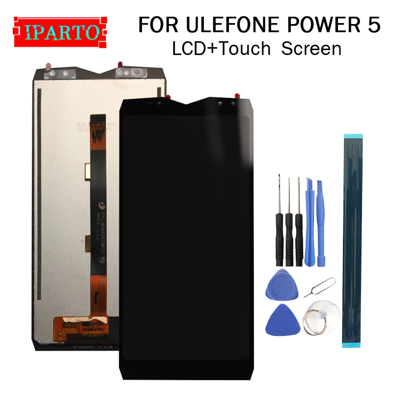 

6.0 inch for ULEFONE POWER 5 LCD Display+Touch Screen Digitizer Assembly 100% Original New LCD+Touch Digitizer for POWER 5+Tools