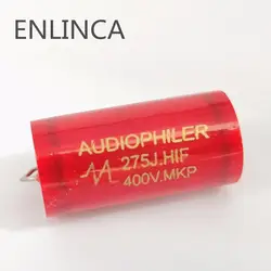 1-10 шт./лот Audiophiler Осевая MKP 400 В 0,47 мкФ 1 мкФ 1,5 мкФ 2,2 мкФ 2,7 мкФ 3,3 мкФ 4,7 мкФ 5,6 мкФ 6,8 мкФ 8,2 мкФ 10 мкФ Tubular аудио конденсатор