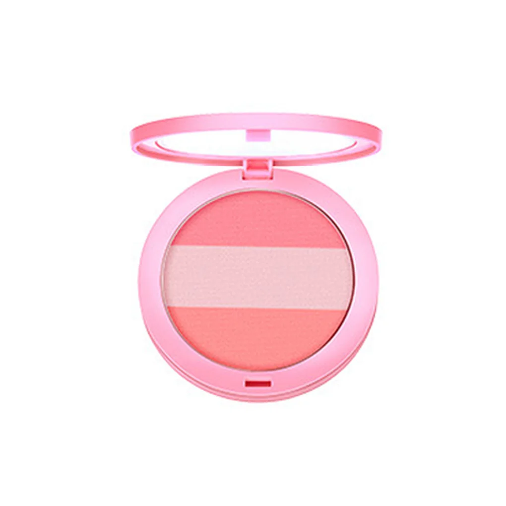 Ice Cream 3 Colors Baking Powder Blush Roasted Blush To Enhance Color Modification face - Цвет: no1