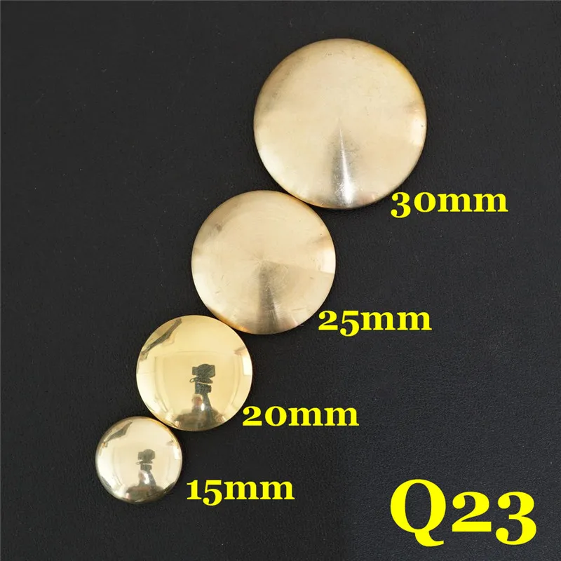 15mm 30mm Pure Brass Buckles Metal Antique Round Face For Belt Bag Clothes And All Diy Decoration