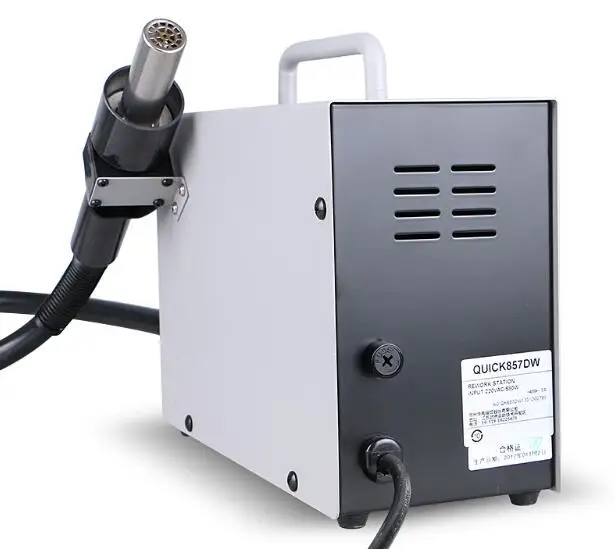 857DW + паяльная станция Термовоздушная пушка с нагревателем спиральный воздушный