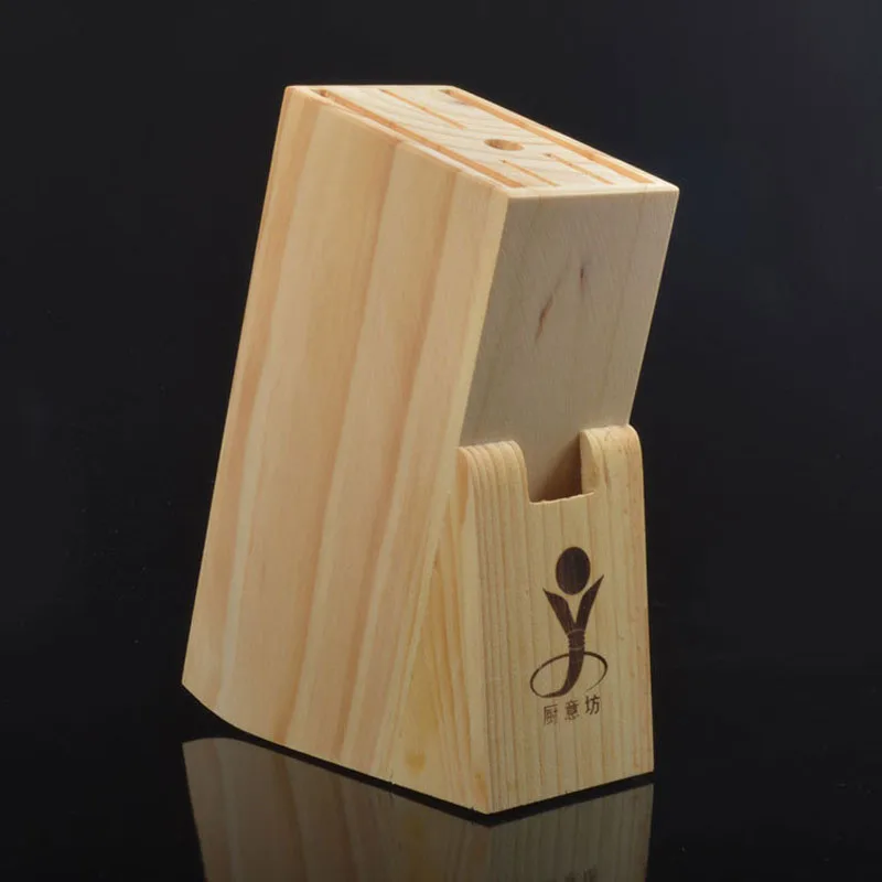 Настоящий Soporte Cuchillos Spot Pine деревянный нож блок инструментов держатель кухонная стойка для хранения многофункциональная шлифовальная вставка