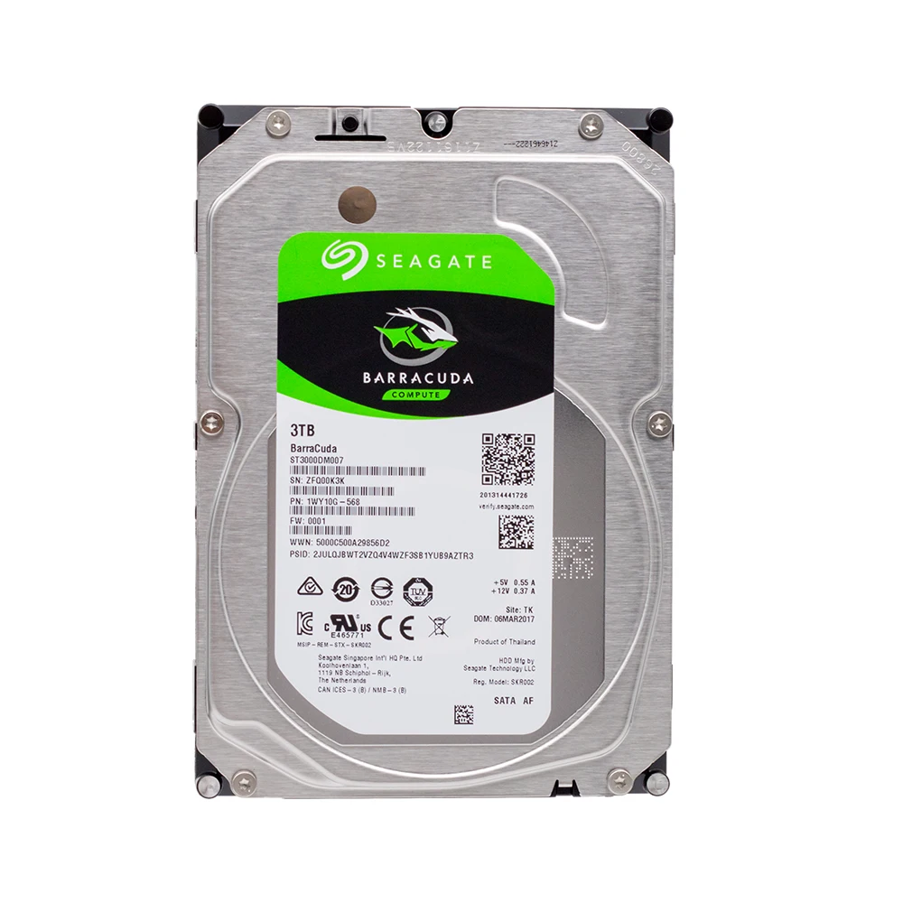  Seagate 3 TB disco duro interno HDD 5400 RPM SATA 6 Gb/s 64 MB caché 35 pulgadas ST3000DM007 /ST300