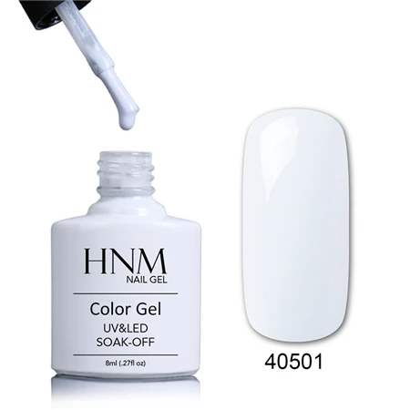 HNM чистый цвет 8 мл УФ лак для ногтей штамповка краски Лак для ногтей Negellak Lucky лак для нейл-арта Гель-лак Эмаль Гибридный лак чернила - Цвет: 40501