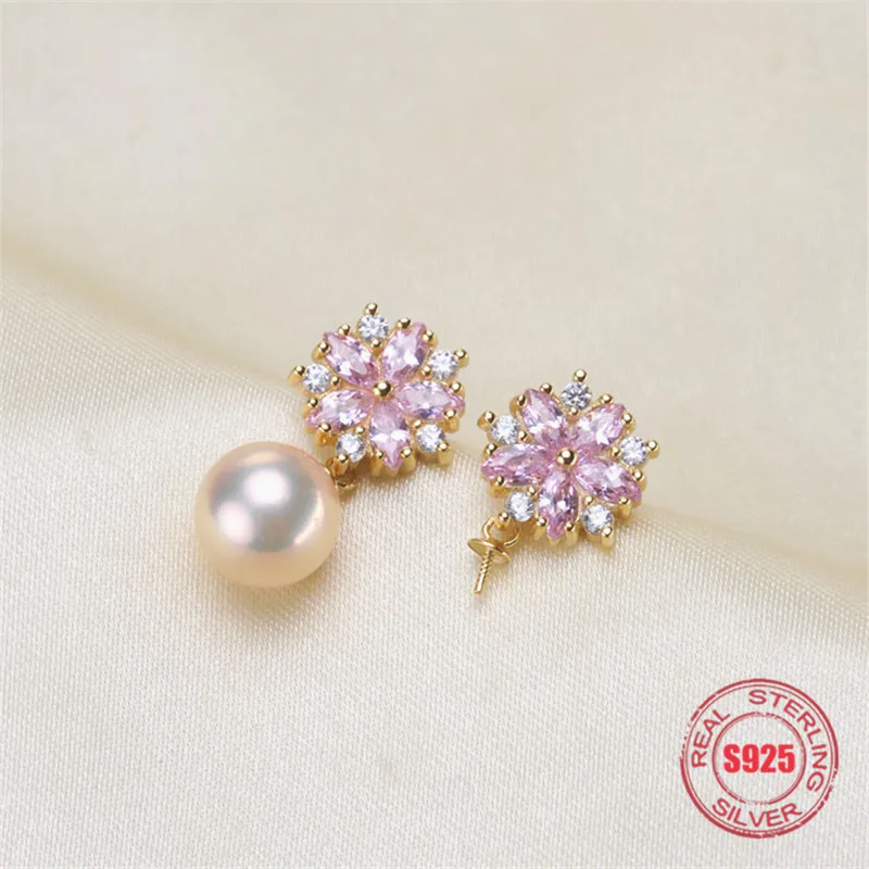 

Genuine S925 Sterling Silver Stud Earrings Dangle Earrings Hoop Earrings Blank Base Supplies for DIY Accessories Jewelry Making