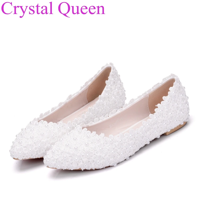 pointed bridal flats