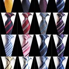 8cm Check Yellow Beige Jacquard Woven Silk Ties Mens Neck Tie Floral Plaid Striped Ties for Men Wedding Suit Business Party