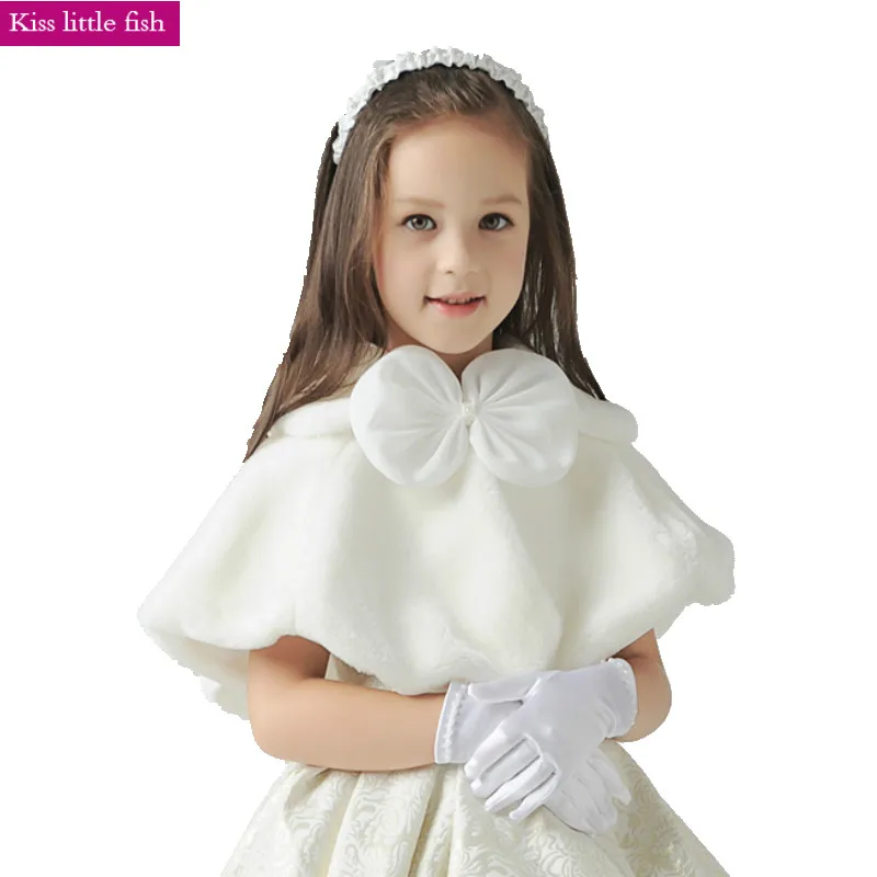 Free shipping Good quality Flower girls autumn winter shawls Fashion