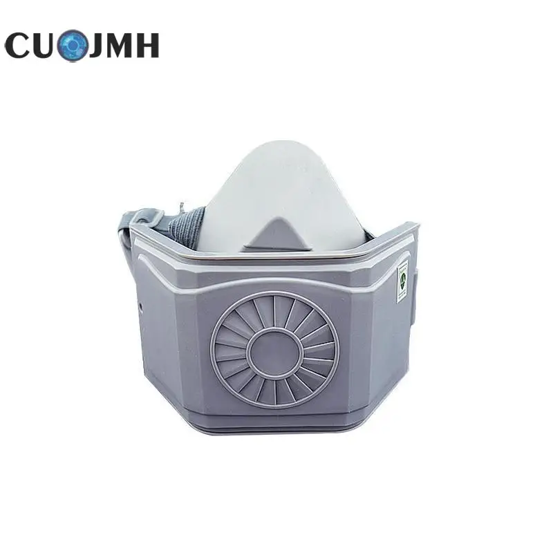 

1 Pcs Gray Dust Mask Protective Silicone Mask Smoke Prevention Dust Prevention Respirator Head-Mounted Security Tool