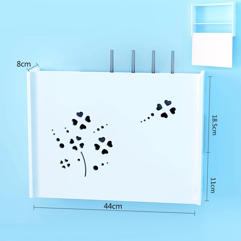 Украшение маршрутизатор беспроводной гостиная Экранирование творческий шкаф для хранения ТВ комплект-Топ вешалка розетка крышка полка стойки стеки - Цвет: MODEL I