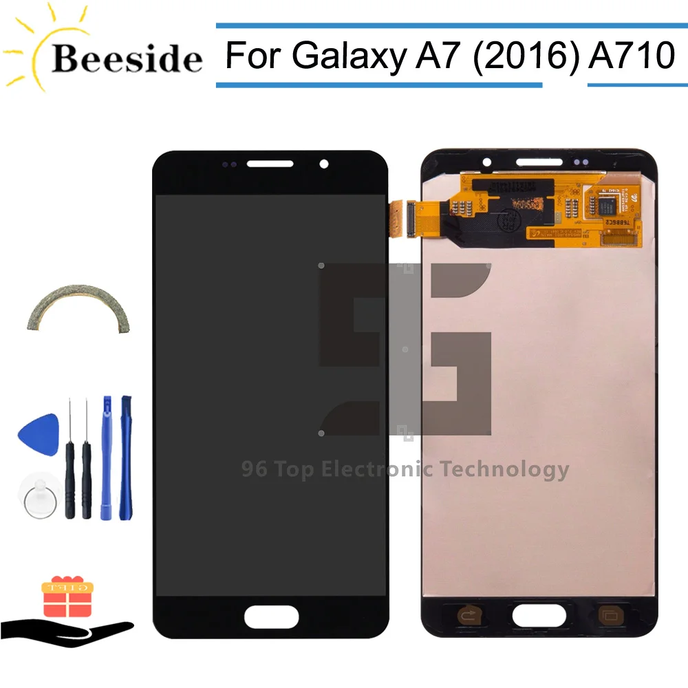 

AA+ Original LCD 5.5'' For Samsung Galaxy A7 (2016) A710 A710F A710K A710S LCD Display Touch Screen Digitizer Assembly Replace