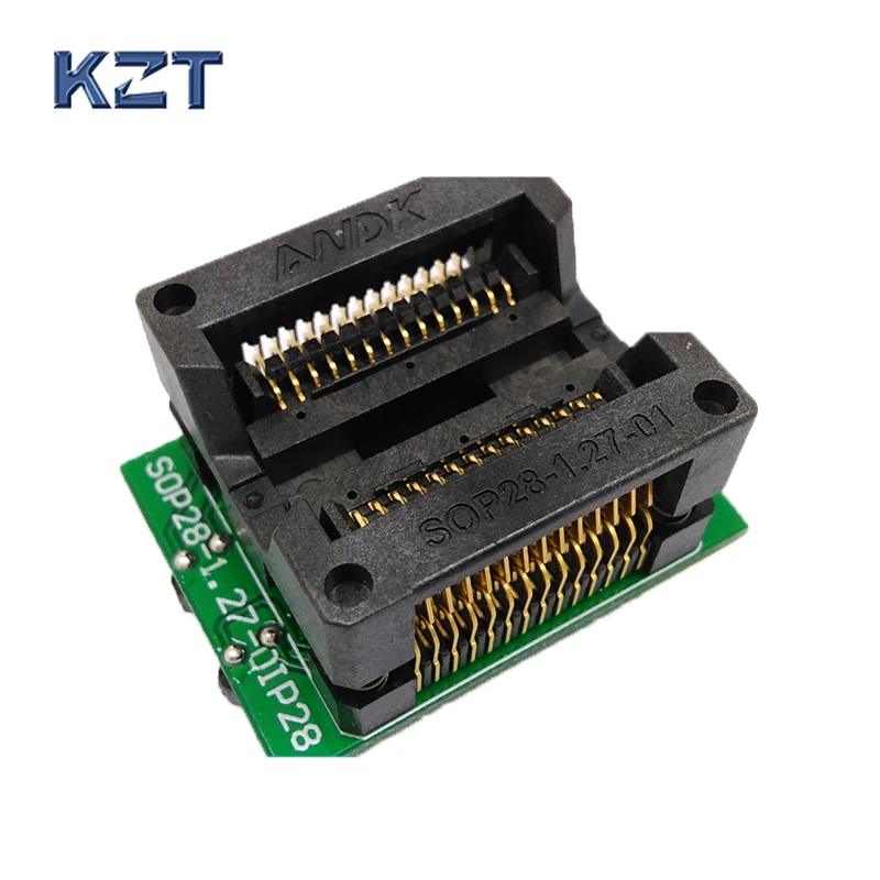 SOP28 SOIC28 SO28 к DIP28 IC тест и программирование сокет шаг 1 27 мм ширина корпуса 7 5 300mil