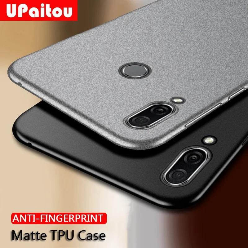 UPaitou обновленный Матовый ТПУ чехол для huawei Honor Play Note View 10 Lite 8C 8X Max с защитой от