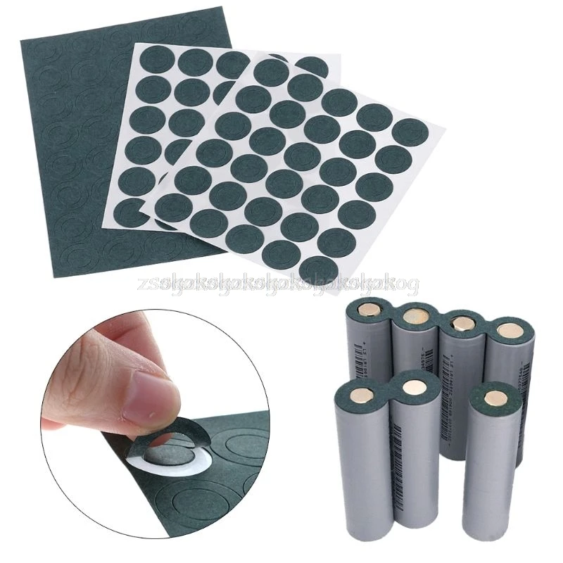 

100pcs 1S 18650 Battery Insulation Gasket Barley Paper Li Cell Insulating Glue Patch accessories O19 dropship