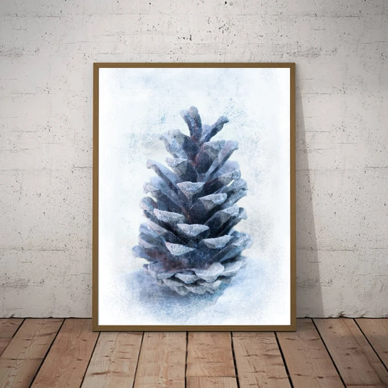 Fir-Cone-Canvas-Art-Print-Wall-Pictures-Retro-Home-Decor-Nordic-Style-Tropical-Plants-Fir-Cone (2)