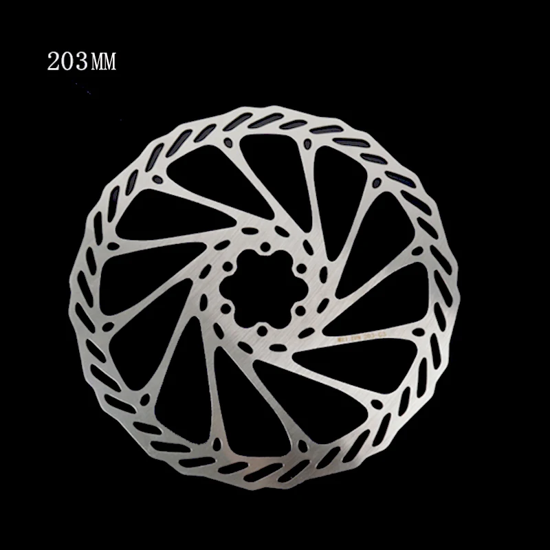 MEIJUN 1 шт. из нержавеющей стали G3 MTB дисковый тормоз ротор 140 мм 160 мм 180 мм 203 мм горный велосипед Велоспорт 6 отверстий ротор с винтами - Цвет: 203MM