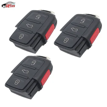 

KEYECU 3 Pcs/lot New Remote Key Remote Control 315MHz ID48 Chip for Volkswagen 3+1 Buttons 1J0 959 753 AM