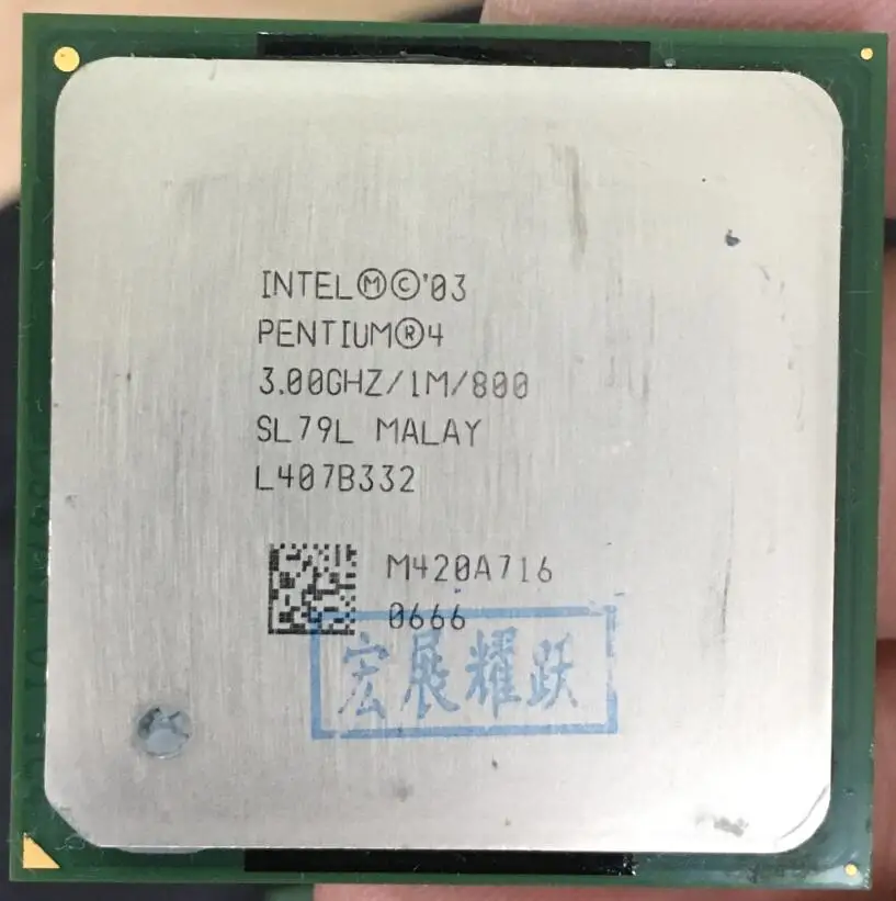 

Intel Pentium 4 PC computer P4 3.00GHZ 1M 800 P4 3.0GHZ P4 3.0 3.0G 3.00G 3.0E CPU Desktop processor Socket 478 SL79L CO