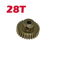 Aluminum alloy Hard Coated Motor Gear 48P 28T for 1 10 RC Car