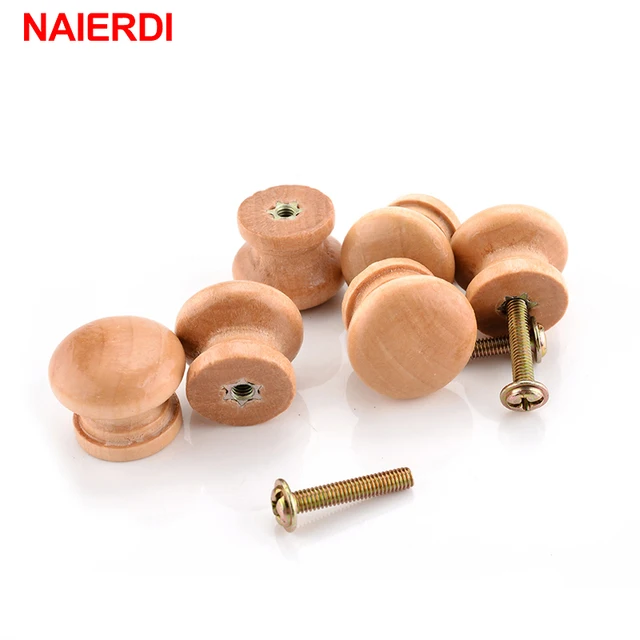 Best Price 10pcs NAIERDI Handles 2.5X2CM Natural Wooden Cabinet Drawer Wardrobe Knobs Door Pull Kitchen Handle Furniture Hardware Best Price 10pcs NAIERDI Handles 2.5X2CM Natural Wooden Cabinet Drawer Wardrobe Knobs Door Pull Kitchen Handle Furniture Hardware