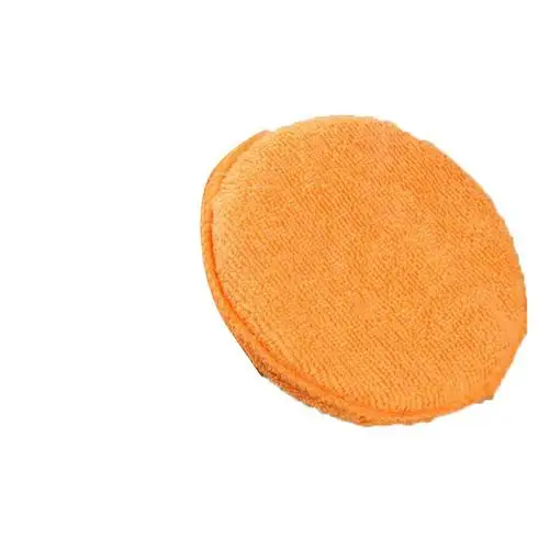 13.5X2.5cm Round Shaped Micro Fiber Waxes Sponge Car Cleaning Supplies Car Vehicle Glass Cleaning Sponges car accessries - Цвет: 2