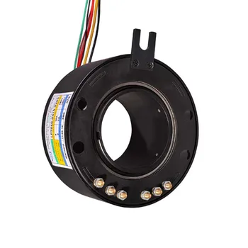 

6 Circuits Through Bore Slip Ring 60mm Unobstructed Routing Space Long Life Low Speed For Hydraulics For Port Machinery