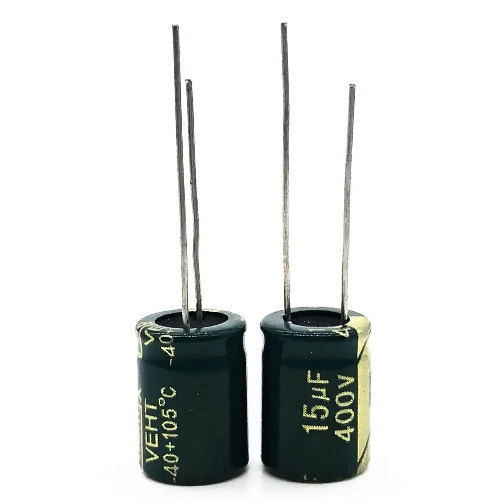 

12pcs/lot 400V 15UF high frequency low impedance 20% RADIAL aluminum electrolytic capacitor 15000NF