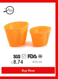 Atekuker 500 мл силиконовые мерные чашки для кухни Инструменты для выпечки кухонная утварь измерительные инструменты