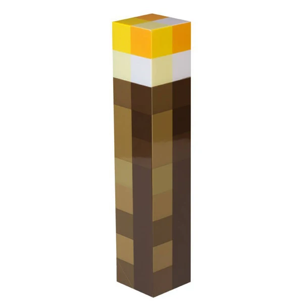 Minecraft свет факела светодиодный светильник Оригинал Minecraft Light-Up игрушки ручной или настенное крепление новый алмаз лампа для Подарок для ребенка - изображение