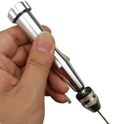 

Aluminium Alloy Hand Drill Jewelers Manual Hole Drilling Reamer Hand Twist Drill Clamping