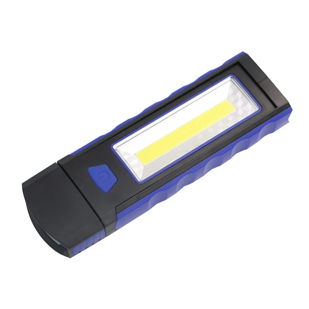 Регулируемый COB светодиодный светильник для проверки работы, ручной фонарь, магнитный фонарь для кемпинга, палатки, фонарь с магнитом, 4* AAA