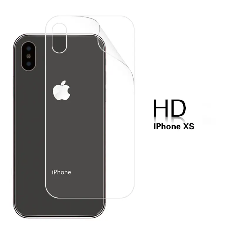 Задняя HD прозрачная глянцевая пленка для Iphone Apple XR XS MAX матовая ЖК экрана с защитой