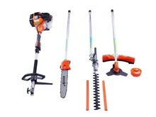 Heavy-duty 4 in 1 Grass cutter with 52cc Engine Multi Brush cutter Petrol strimmer Tree Pruner cutter trimmer new heavy duty manual round 58 mm 2 1 4 paper cutter stand die cutter button maker taille de coupe 70 mm dcqd 58