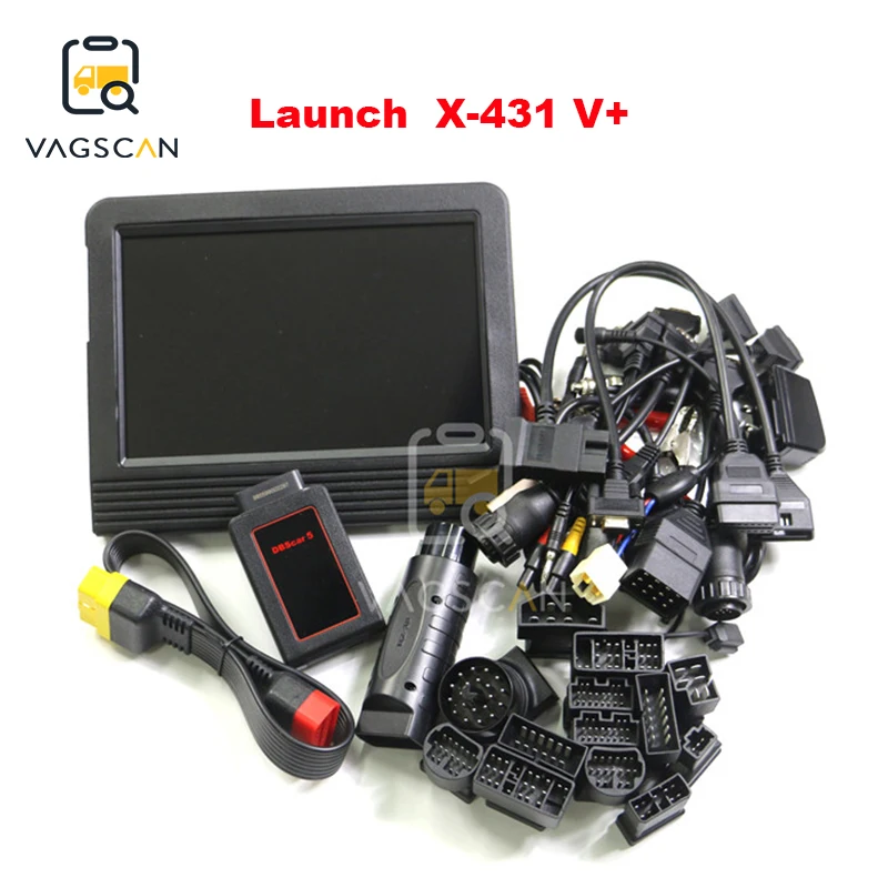 Launch X431 HD диагностический инструмент Поддержка 24V грузовик X-431 V+ 10 дюймов сверхмощный авто сканер