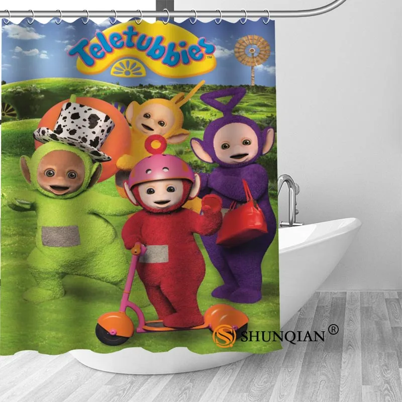 Занавеска для ванной Teletubbies занавеска душа из 100% полиэстера комнаты красивое