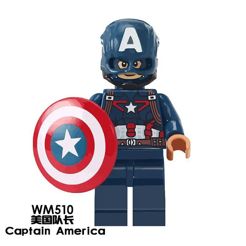 

For legoings Marvel Super Heroes Captain America INFINITY WAR Thanos Hulk Hawkeye Thor Model Building Blocks Children Toys kit
