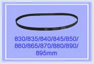 LUPULLEY 1 шт. HTD5M Ремень ГРМ 240/245/250/255/260/265/270/275/280 мм Шаг Длина 15/20/25 мм Ширина 5 мм Шаг резиновый ролик ремня