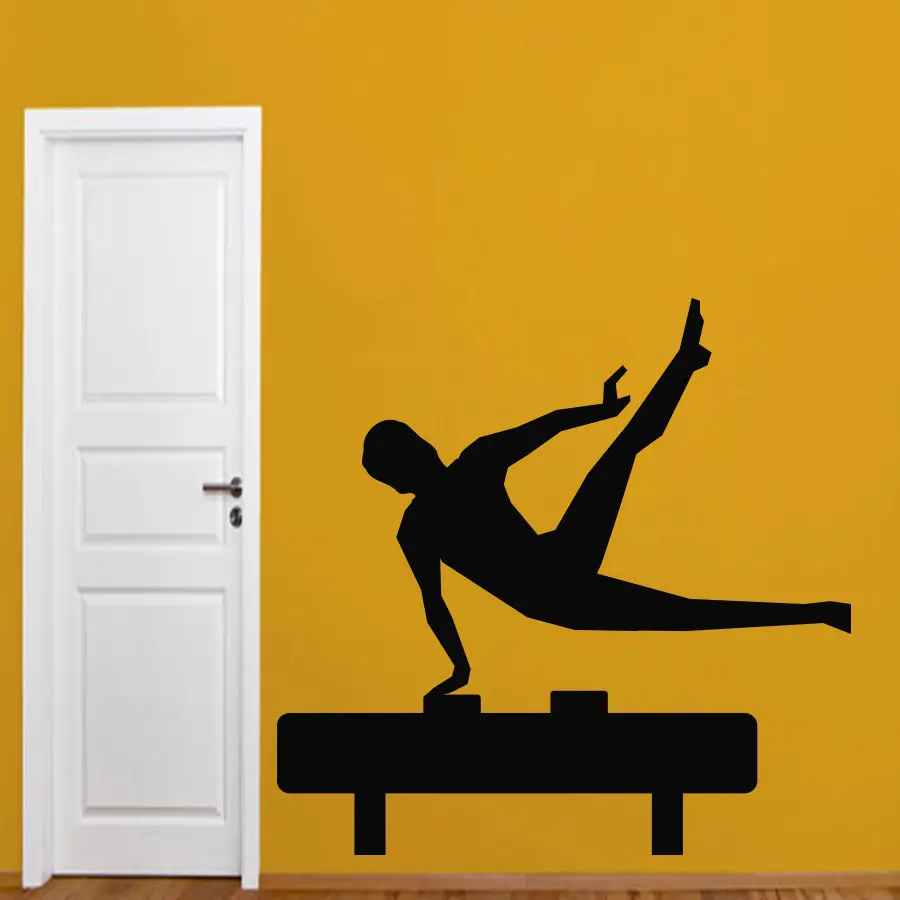 Wall Decal Gym Room Sport Equipment Athlete Fitnes Vinyl Sticker Home