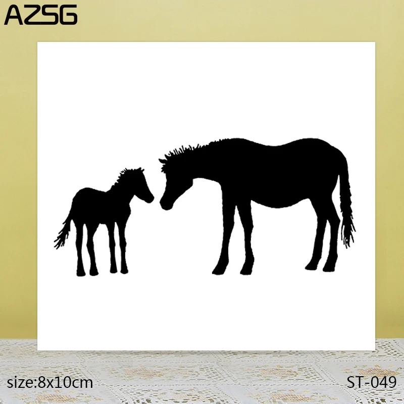 

AZSG maternal love Clear Stamps/Seals For scrapbooking DIY Card Making/Album Silicone Decoration crafts