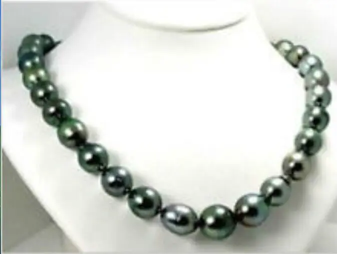 

Wholesale FREE SHIPPING > TAHITIAN 13-14MM TAHITIAN BLACK GREY PEARL NECKLACE 18