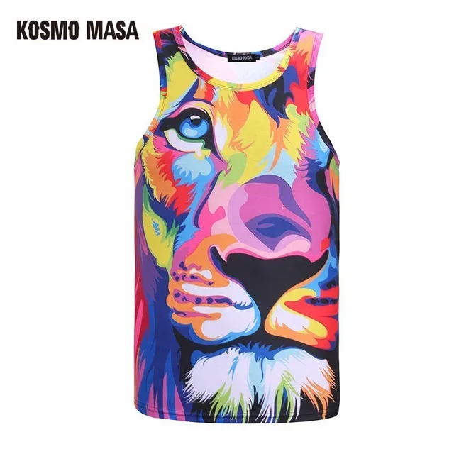 KOSMO MASA 2017 3d Print Tank Tops For Men/women Hippie Bodybuilding Tank Top Singlet Fitness Muscle Summer Jerseys Vests TT0016